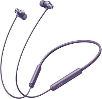 Buds Wireless 5 ANC in Ear Bluetooth Headphones,50dB ANC, 13.6mm Dynamic Bass Driver,360? Spatial Audio,45ms Low Latency,Upto 38hrs Playback,IP55 Rating,Dual Device Connection(Twilight Purple)