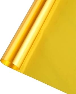 Transparent Window Film, Decorative Window Film Colored Red Window Tint Heat Blocking for Party Wedding Festival Decoration(Customized Size)