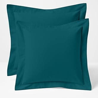 Comfort Beddings Export Quality 450 Thread Count 100% Egyptian Cotton Decorative Continental Pillow Cases, Pillow Covers Pack Of 2 - Teal (Decorative/Square Size 60 x 60 CM)