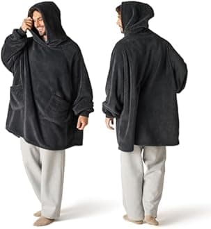 Bedsure Unisex Adult Short Velvet Wearable Blanket wearable-blankets (pack of 1)