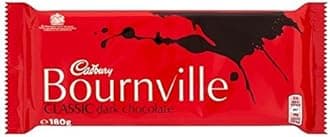 Cadbury Bournville Dark Chocolate Bar 180g (Pack of 5)