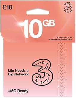 Three Mobile Pay As You Go SIM