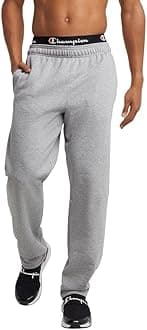 - Men's Sweatpants, Fleece, Open-bottom Sweatpants for Men (Reg. Or Big & Tall)