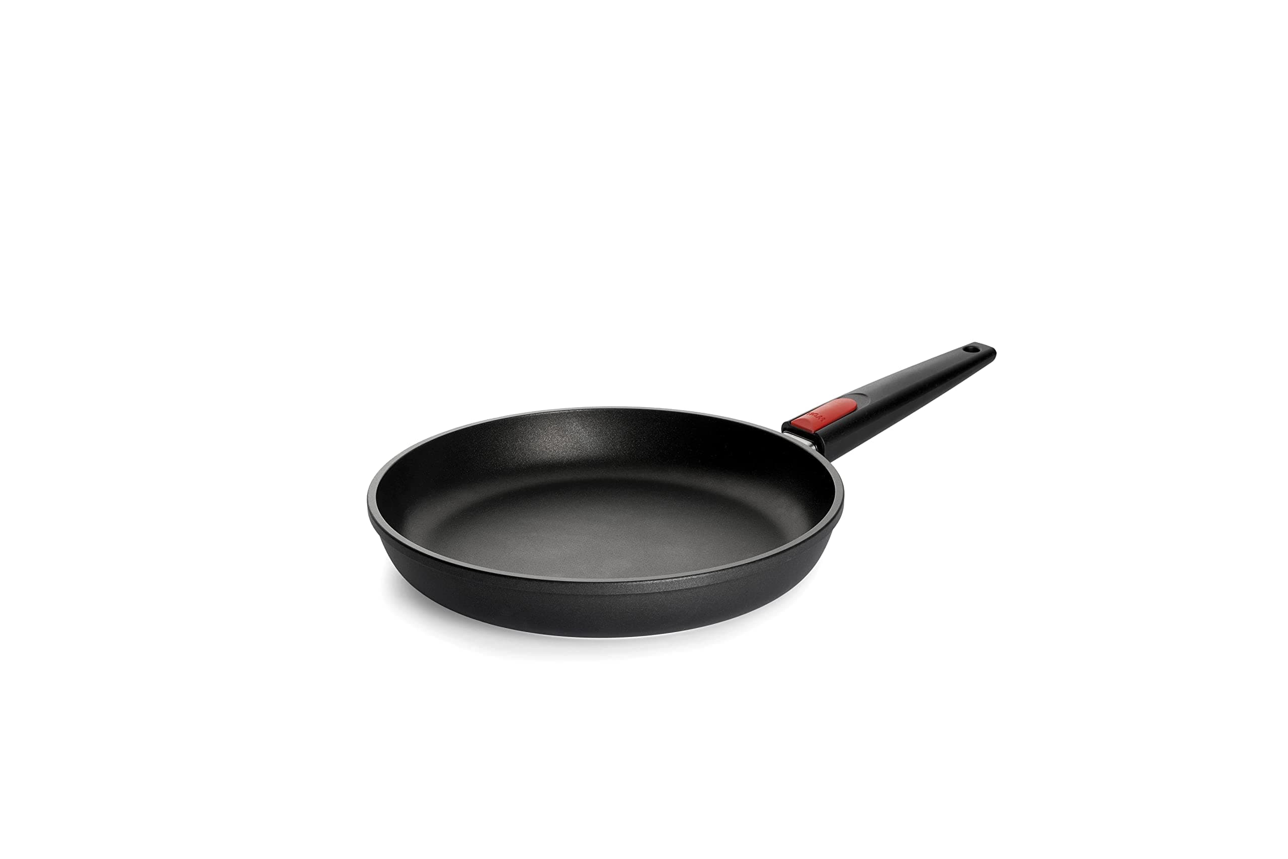 Woll Nowo Titanium flat pan, diameter 28 cm, 5 cm high, with removable handle - suitable for ceramic, gas, electric, halogen - not suitable for induction, cast aluminium, non-stick coating