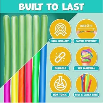 BunMo Stretchy Strings (6 Pack Glow in Dark)