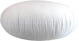 MoonRest Round Pillow Insert Hypoallergenic Polyester Form Stuffer-%100 Cotton Blend Covering for Sofa Sham, Decorative Pillow, Cushion and Bed - 23 Inch Diameter