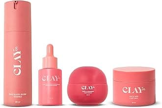 - ClayCo Mochi-Mochi Hydrating Ritual Set | Sake, Tsubaki, Matcha & Silver Extracts | Complete Japanese-Inspired Glow & Hydration Routine | 4-Step Skincare Kit