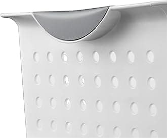 Sterilite Medium Ultra Basket, Storage Bin to Organize Closets, Cabinets, Pantry, Shelving and Countertop Space, White, 6-Pack