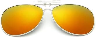 Clip On Flip Up Polarized Sunglasses for Prescription Glasses