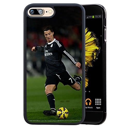iPhone 7 Plus 5.5 Case, Customized Football Real Madrid CF Cristiano Ronaldo CR7 , Real Madrid Club Premium TPU and PC Case for iPhone 7 Plus 5.5
