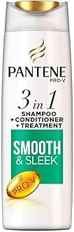 Pantene Pro-V Smooth & Sleek 3-in-1 Shampoo Plus Conditioner, for Dull and Frizzy Hair