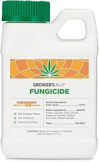 Fungicide for Plants Concentrate - Indoor Outdoor Plant Fungicide Treatment Control for Powdery Mildew, Alternaria Blight, Rot, Fungus - Trusted by Cultivators - 8 Oz, Makes 5 Gallons
