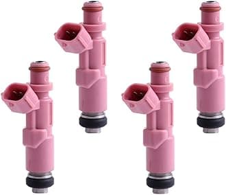 Fuel Injectors SCITOO 12 Hole OEM Fuel Injector Kits Fit for 1999 2000 2001 2002 2003 2004 for Toyota Tacoma 1998 1999 2000 for Toyota 4Runner 2.7L 23250-75080 (Set of 4)