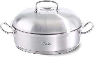 Fissler Original-Profi Collection 2019 Stainless Steel Round Roaster with Dome Lid, 5.1 Quart