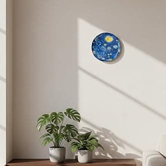 RITUALISTIC Van Gogh Wall Plates- Set of 5 |Home Decor | Painting | Divine | Intricate Designs |Valentine's day gifts