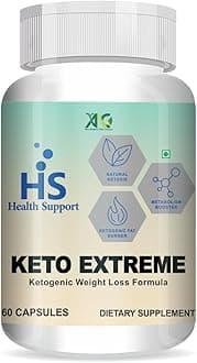 Keto Extreme Ketogenic Weight Loss Formula with Garcinia Cambogia Extract Fat Burner | Metabolism Booster (60 Capsules)