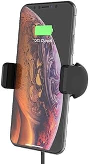 10W Lightweight Fast Wireless Vent Mount USB Car Charger Compatible for Samsung - Black