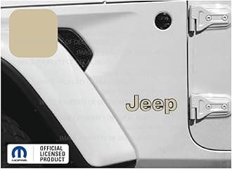 Decal Mods Fender Jeep Fender Flat Overlay Decal Graphic fits Jeep Wrangler JL/JT (2018-2024) (Set of 2) Tan CTAN | SJ8Z3
