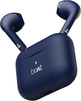 Boat Airdopes Ace TWS in Ear Earbuds with 35 HRS Playback, 13mm Drivers, Dual Mics ENx & Beast Mode(Starry Blue)