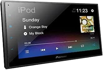Pioneer Car Stereo DMH-A345BT,17.3 cm (6.8) WVGA Capacitive Touchscreen, BT/USB/AUX/Radio, Weblink - Mirroring,Full HD Video-USB,13-Band EQ, Pre-outs3 (2V),MOSFET 50W X 4,Video Output,Rear Camera in