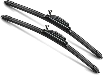 20" + 18" Windshield Wiper Blades for Ford Escape 2005-2007 Mazda RX-8 2004-2011 Hyundai Elantra Accent 1996-2006, Windshield Wiper Blades for My Car (Set of 2) U/J HOOK