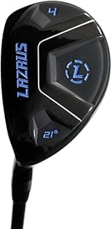LAZRUS GOLFPremium Hybrid Golf Clubs for Men - 2,3,4,5,6,7,8,9,PW Right Hand & Left Hand Single Club, Regular Flex