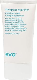 EVO the great hydrator moisture mask 150 ml I moisturising hair mask for dry and coloured hair I gives suppleness, shine and reduces frizz I vegan, no sulphates