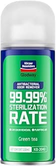Glodway Whole Car Air Refresher,Odor Eliminator Remover Spray For Car,Green Tea Strong Freshener With Odour Eliminator Technology,Long-Lasting Scent,6 Ounce(Pack of 1)
