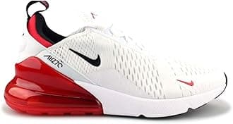 Nike Men'S Air Max 270 White/Red Bv2523-100 (Size: 11)