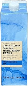 Bath & Body Works Crisp Morning Air Refill Gentle & Clean Foaming Hand Soap, 32 fl. oz. (Crisp Morning Air)