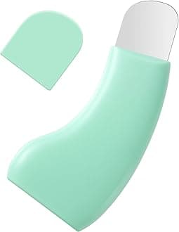 PAGOW Blackhead Remover Tools with Cap, Nose Blackhead Remover, Deep Clean Skin Spatula, Mild and Safe Face Scraper for Men and Women (1 Pcs, Green)