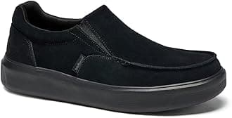 Men's Orthopedic Slip-On Loafers Walking Shoes: Casual Arch Support Loafers for Plantar Fasciitis, Comfortable Orthotic Dress Shoes for Foot and Heel Pain Relief