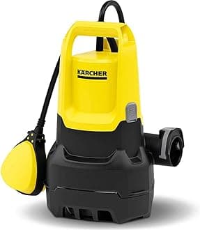 SP 11.000 Dirt Submersible Pump, Flow Rate: 11,000 l/h, Immersion Depth: max. 7 m, for Dirty Water with Particles up to a Size of 20 mm, Residual Water Height: 25 mm, Pressure: 0.7 bar