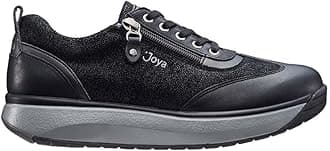 Laura Black II Women's Smooth Leather Trainers