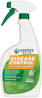 Earth's Ally Disease Control for Plants Ready-to-Use 24 oz | Fungicide Spray Treatment for Powdery Mildew, Blight, Black Spot, Fungus - Use for Plant & Rose Diseases & More
