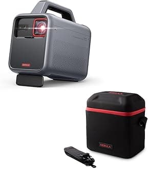 Mars 3 Outdoor Portable Projector with Travel Case