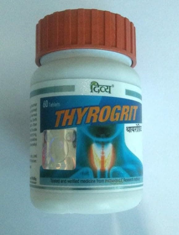 Patanjali's Divya Thyrogrit 60 Tablets