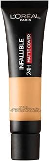 L’Oréal ParisLoreal Infallible 24H Matte Cover Liquid Foundation, 123 Natural Vanilla, 35 ml