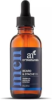 ArtNaturals Beard Oil and Conditioner - 2 Fl Oz - Pure and Natural Unscented - for Groomed Beard Growth, Mustache, Face and Skin