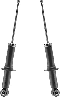 TRQ Rear Shock Absorber Set Compatible with 2007-2012 Dodge Caliber 2007-2010 Jeep Compass Patriot