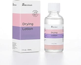 Overnight Drying Lotion for Surface Blemishes - Fast Acting Bi-Phase Pink Spot Solution for Face & Body - Soothing Calamine & Tea Tree Oil to Dry Out Impurities & Reduce Redness (1 fl oz)