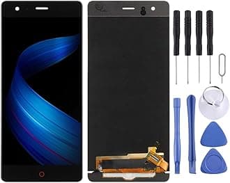 HONGYAN Replacement Parts LCD Screen and Digitizer Full Assembly for ZTE Nubia Z17 Lite NX591J Telephone Accessories (Color : Black)