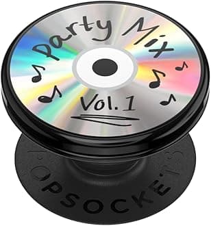 PopSockets Phone Grip with Expanding Kickstand, Adhesive Grip - Backspin Party Mix