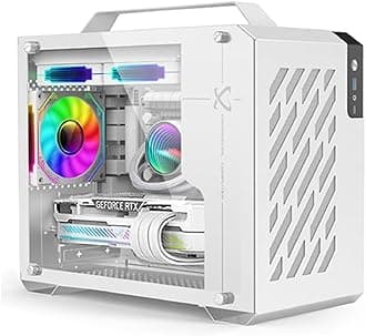 iDEALS PORTABLE MICRO BUDGET GAMING OR WORKSTATION DESKTOP PC WHITE : Corei7 PROCESSOR | GPU (OPTION)| 16GB RAM | 1TB NVME/SSD | Windows 10 | WIFI BT READY (CORE I7 + GTX 1050TI 4GB GRAPHICS)
