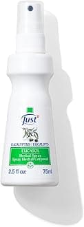 SwissJust Eucalyptus Spray 75ml. Enriched With Eucalyptus Essential Oil. Alternative Room, Pillow Or Fabric Spray