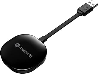 Motorola Sound MA1, the Only Google Authorized Wireless Android Auto Car Adapter, Smartphone to Screen Wireless Bridge Car Accessories, USB Type-A