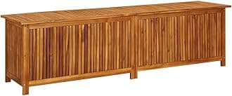 Storage Box Brown Solid acacia wood with an oil finish, polyethylene