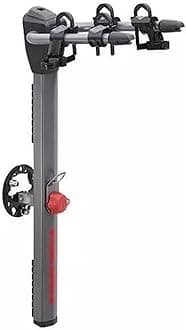 Yakima SpareRide Vehicle Rear Spare Tire Mounted Durable Steel Bike Rack with Integrated SKS Locks and Bottle Opener, Holds 2 Bicycles, Gray/Black