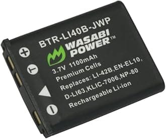 Wasabi Power Battery for Kodak KLIC-7006, LB-012 and Kodak PIXPRO FZ55, FZ53, Easyshare Touch, M200, M522, M530, M532, M550, M552, M575, M577, M580, M583, M750, M873, M883, M5350, M5370, MD30, Mini