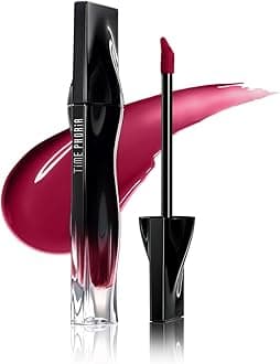 Stellar Dust Lip Stain 08 Rubion, Transfer-Proof &Smudge-Proof Lip Gloss, Ruby Purple Red Tinted Glossy Finish, High-Pigment Vibrant, Hydrating Lightweight Long-Lasting Lip Makeup for Women